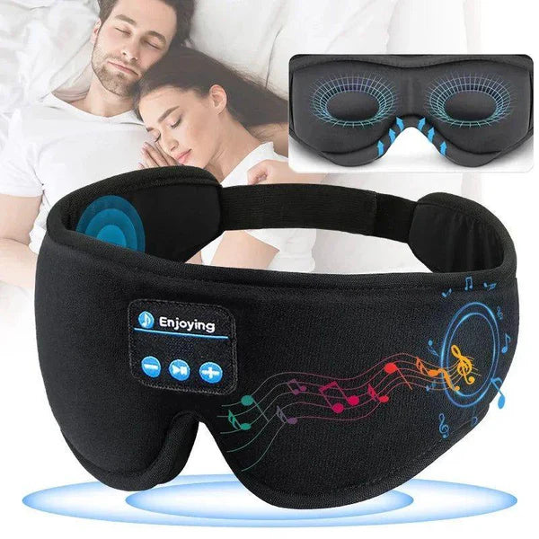 Lumaro Bluetooth Sleep Mask – Light Blocking with Built-in Headphones for Sleeping
